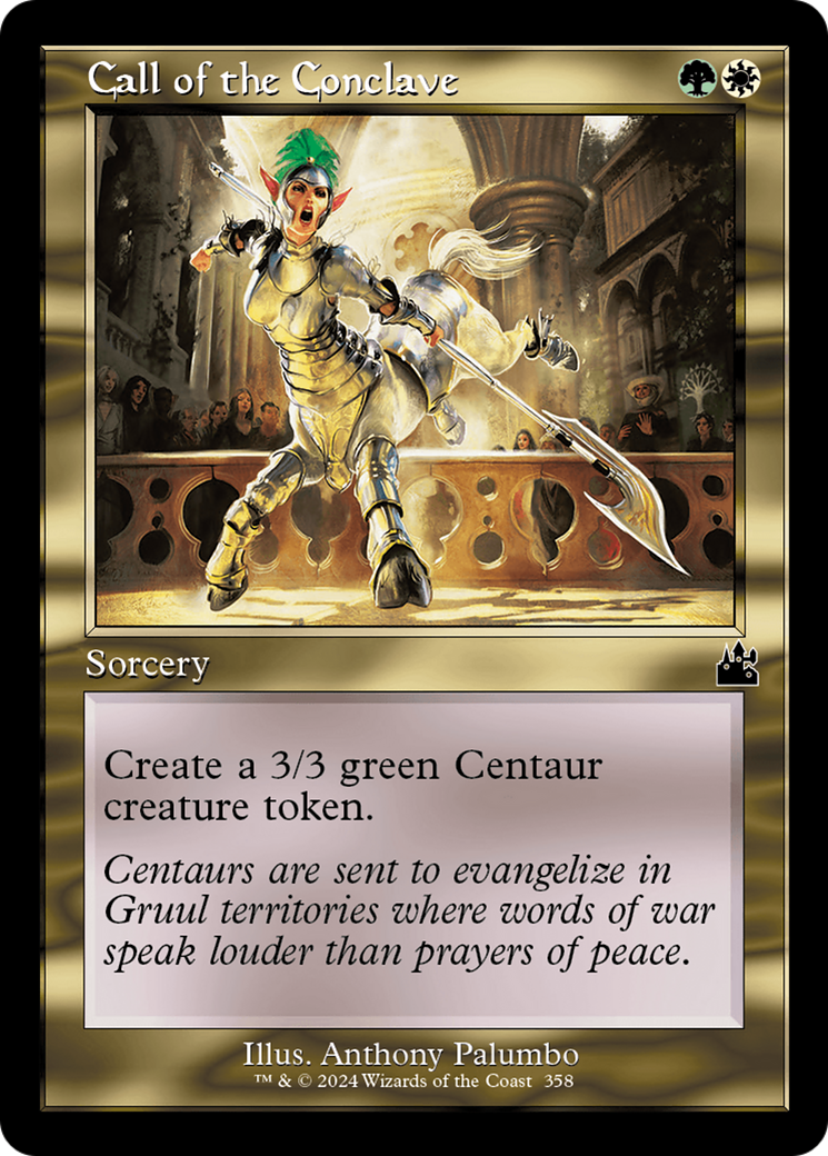 Call of the Conclave (RVR-358) [Ravnica Remastered] Foil