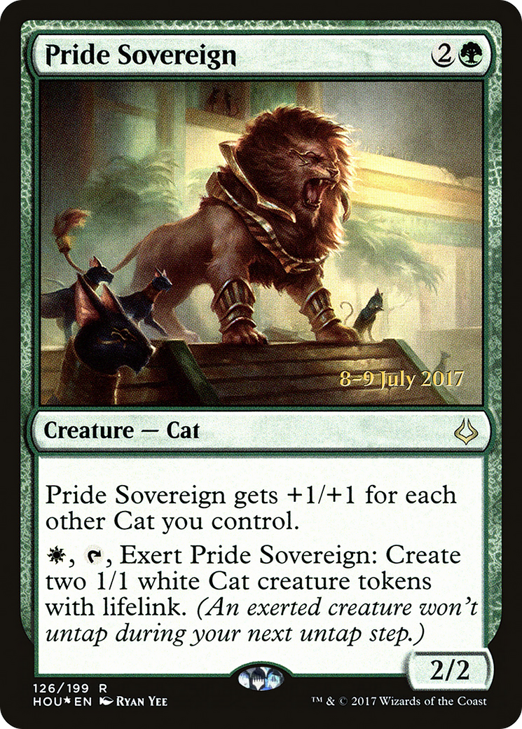 Pride Sovereign (PRE-126S) [Hour of Devastation Promos] Foil