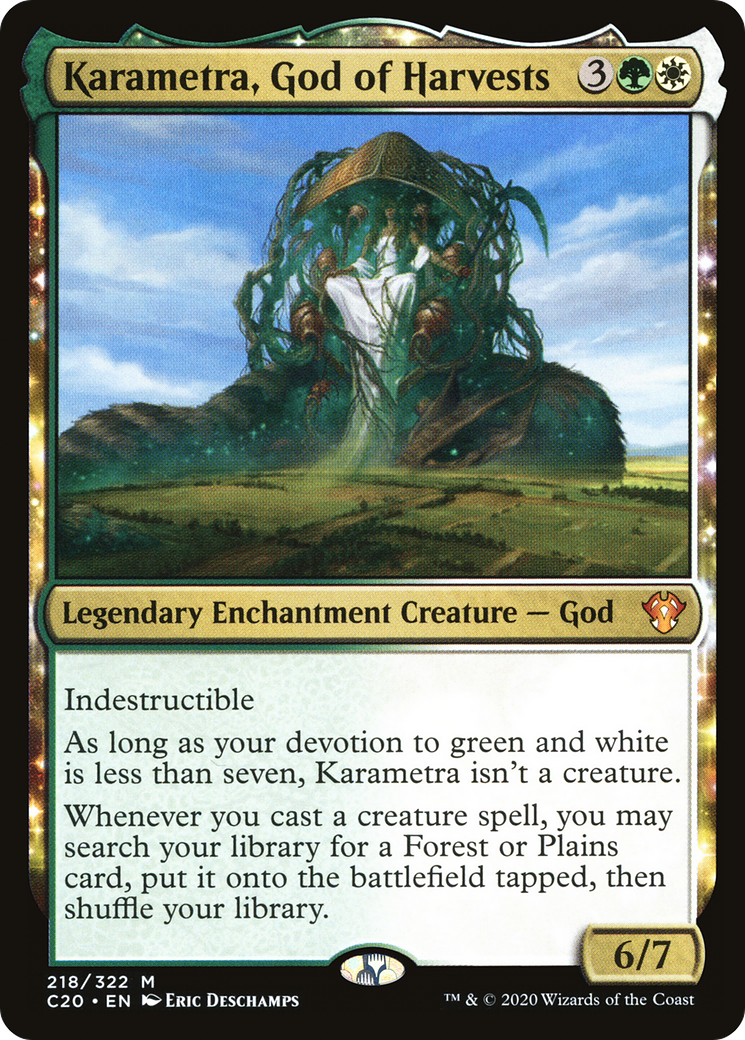 Karametra, God of Harvests (C20-218) [Commander 2020]