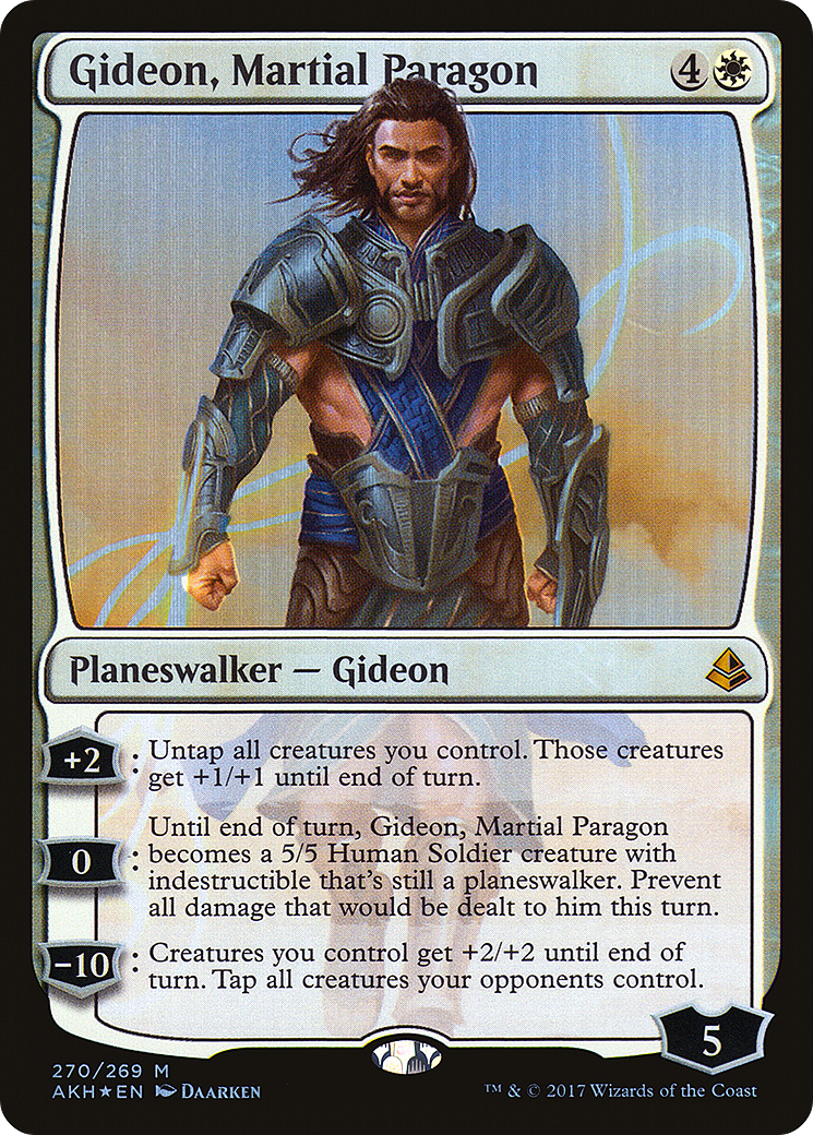Gideon, Martial Paragon (AKH-270) [Amonkhet] Foil
