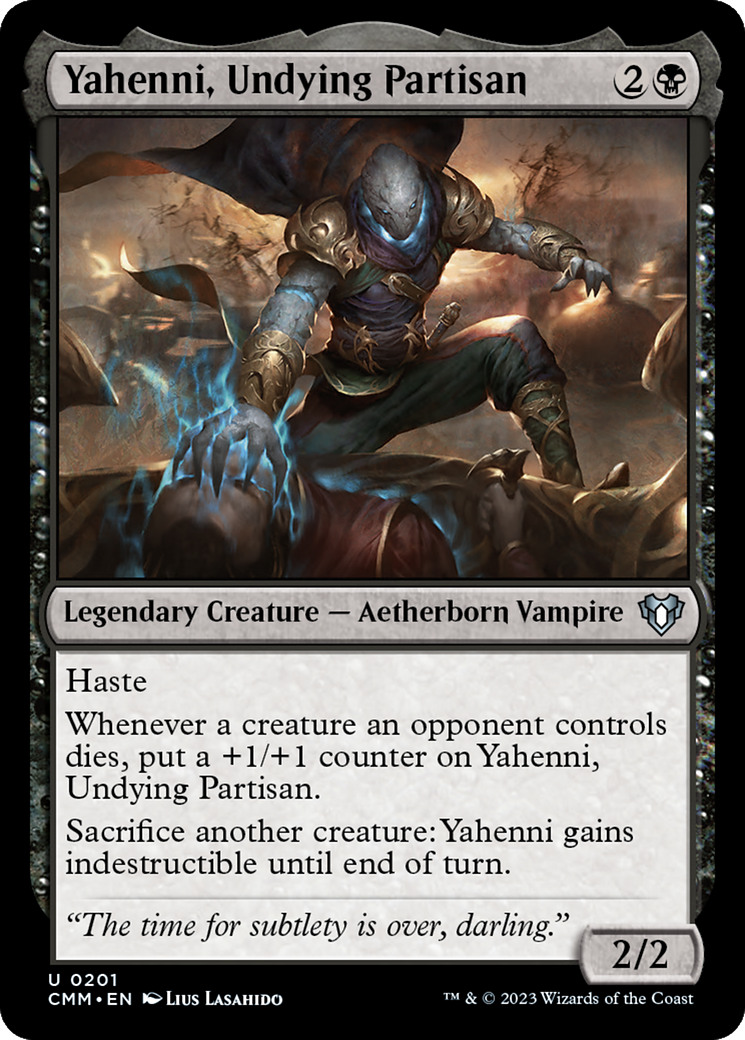 Yahenni, Undying Partisan (CMM-201) [Commander Masters] Foil