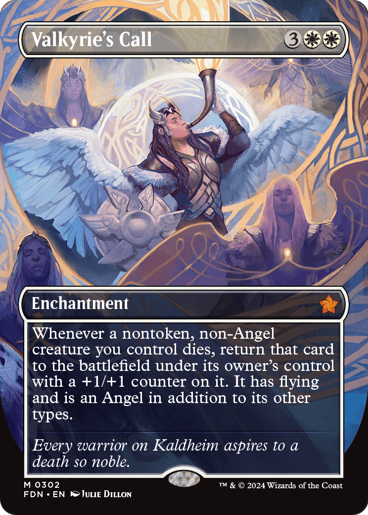 Valkyrie's Call (Borderless) (FDN-302) [Foundations]