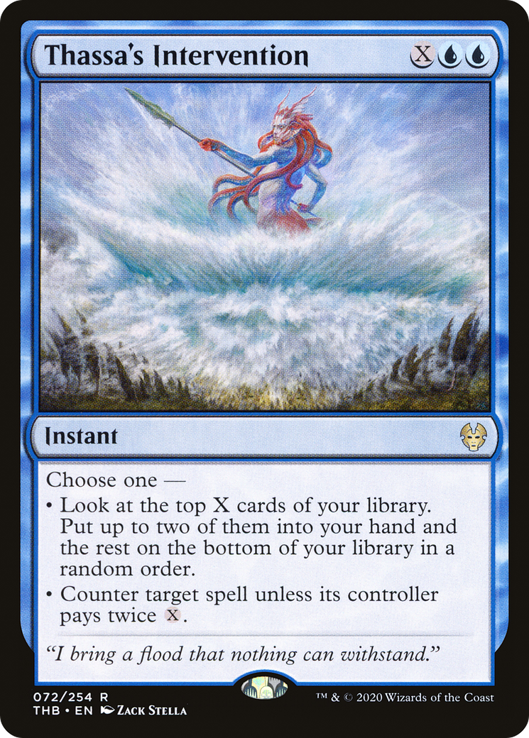Thassa's Intervention (THB-072) [Theros Beyond Death] Foil