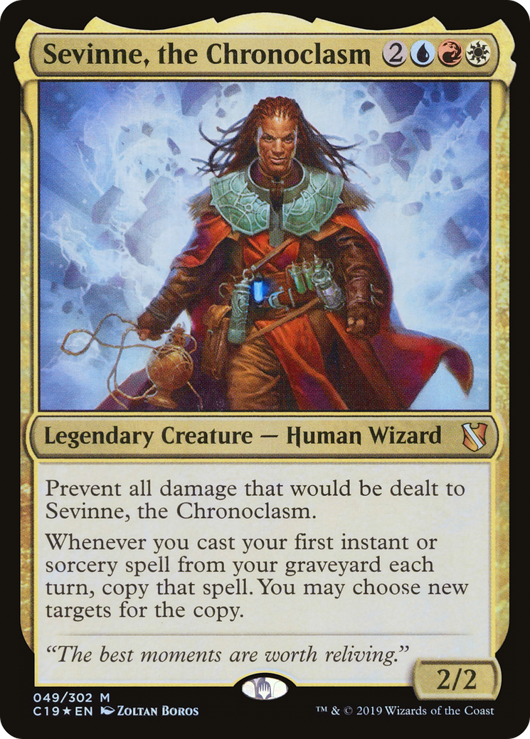 Sevinne, the Chronoclasm (C19-049) [Commander 2019] Foil