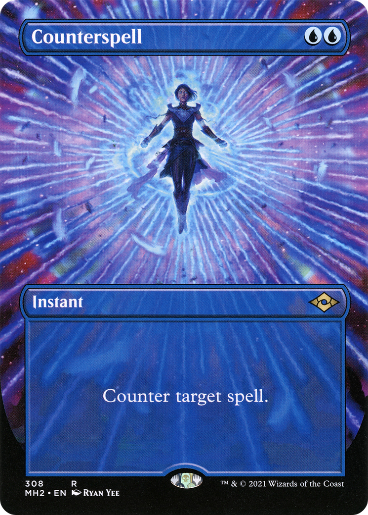 Counterspell (Borderless) (MH2-308) (Borderless) [Modern Horizons 2]