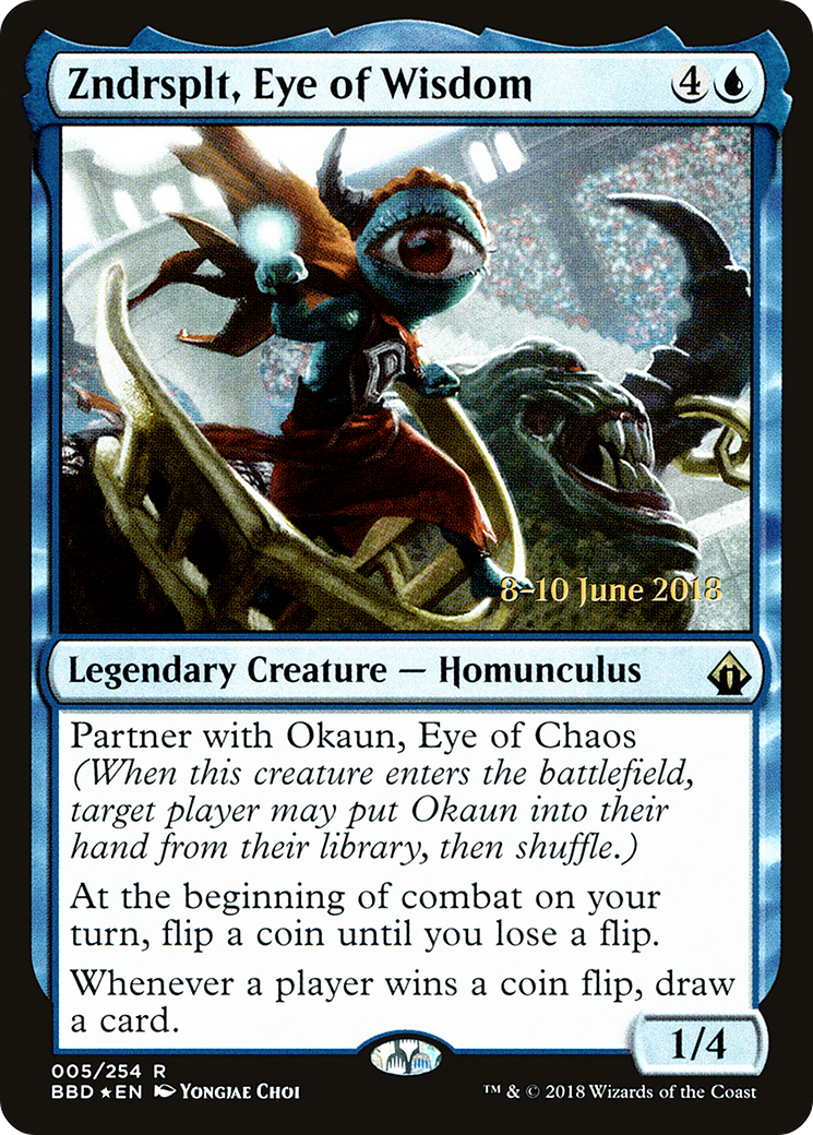 Zndrsplt, Eye of Wisdom (LARP-05S) [Battlebond Promos] Foil