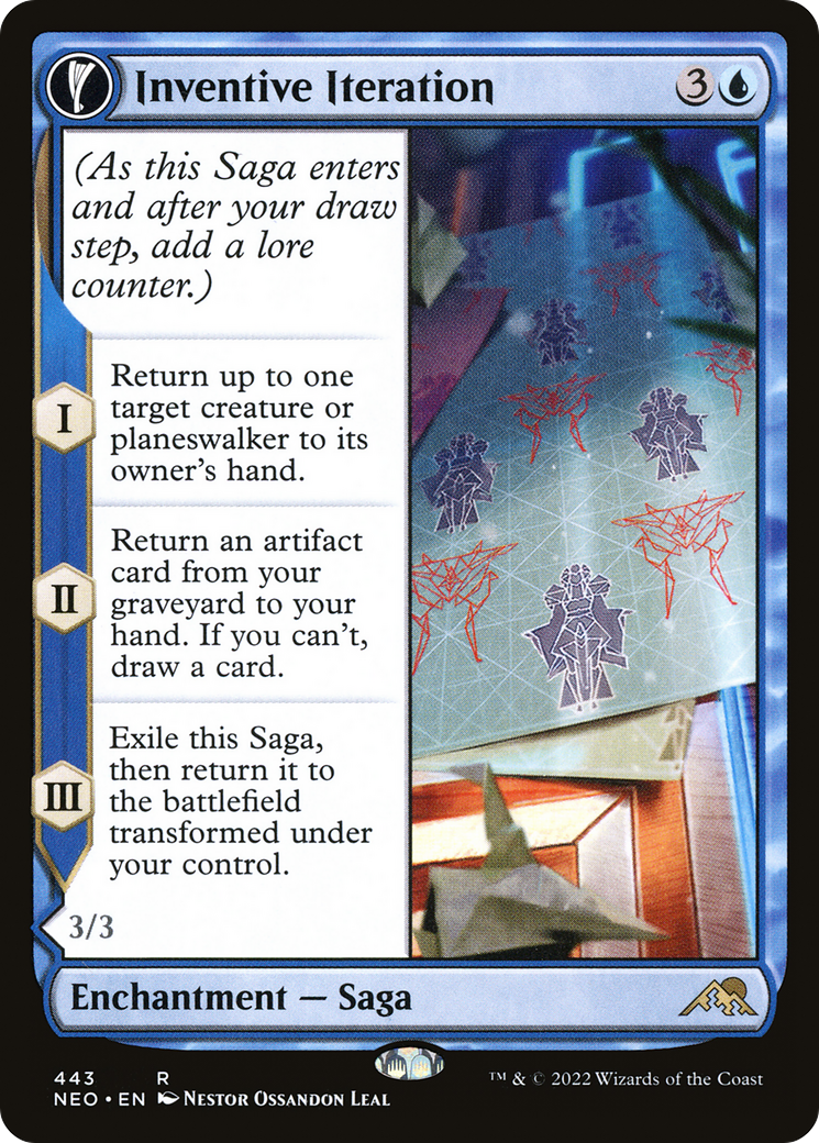 Inventive Iteration (Extended Art) (NEO-443) [Kamigawa: Neon Dynasty]