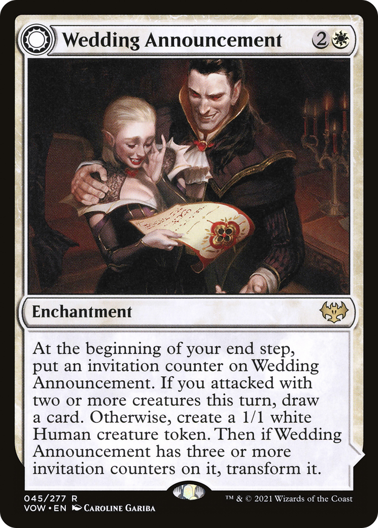 Wedding Announcement (VOW-045) [Innistrad: Crimson Vow]