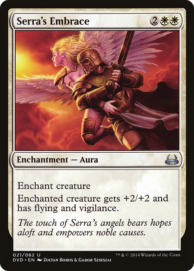 Serra's Embrace (DD3-021) [Duel Decks Anthology: Divine vs. Demonic]