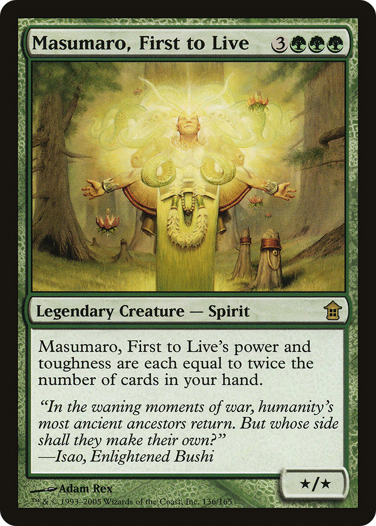 Masumaro, First to Live (SOK-136) [Saviors of Kamigawa]