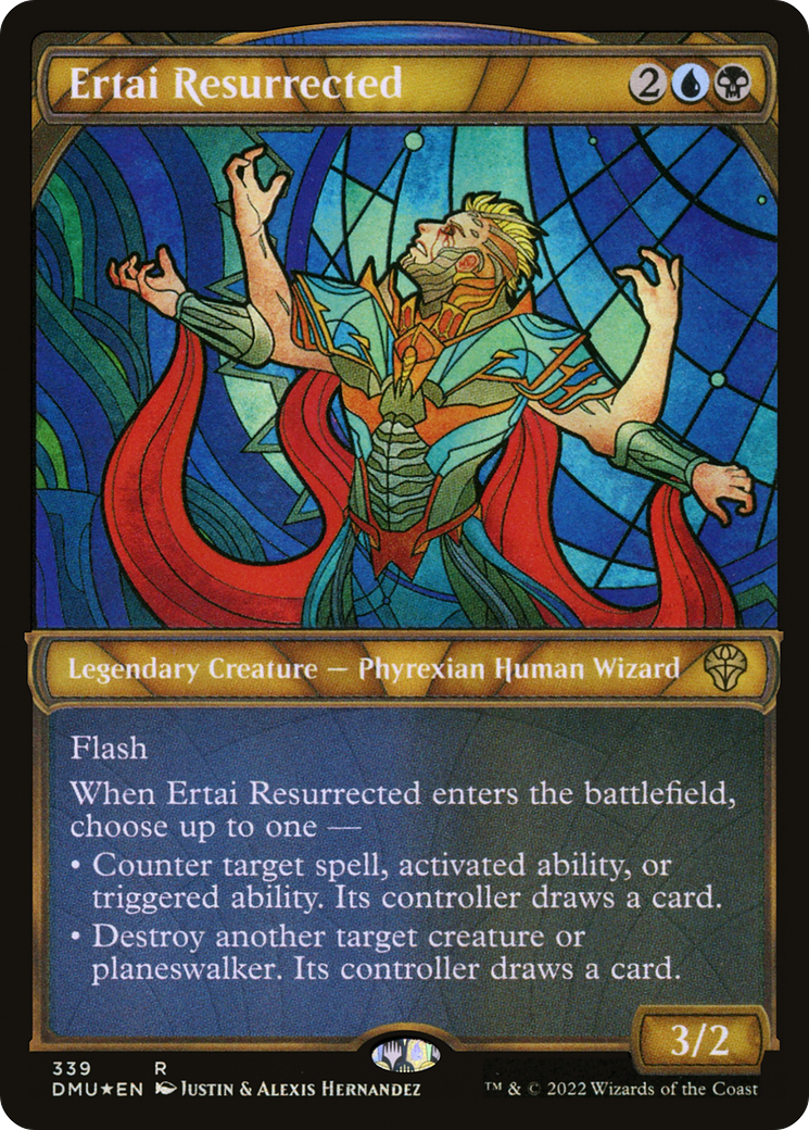 Ertai Resurrected (Textured Foil) (DMU-339) (Showcase) [Dominaria United] Foil