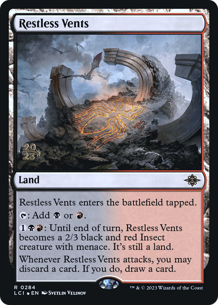 Restless Vents (PRE-284S) [The Lost Caverns of Ixalan Promos] Foil