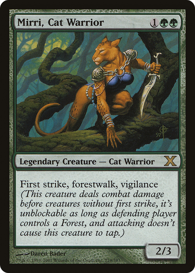 Mirri, Cat Warrior (10E-279) [Tenth Edition]