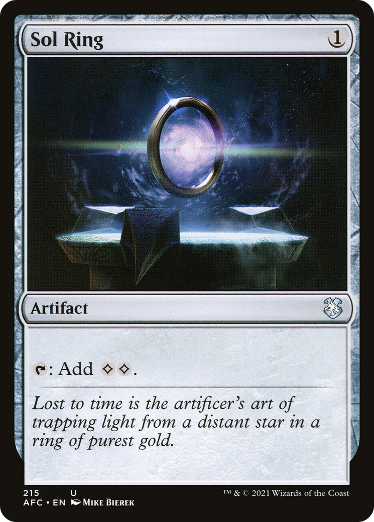 Sol Ring (AFC-215) [Forgotten Realms Commander]