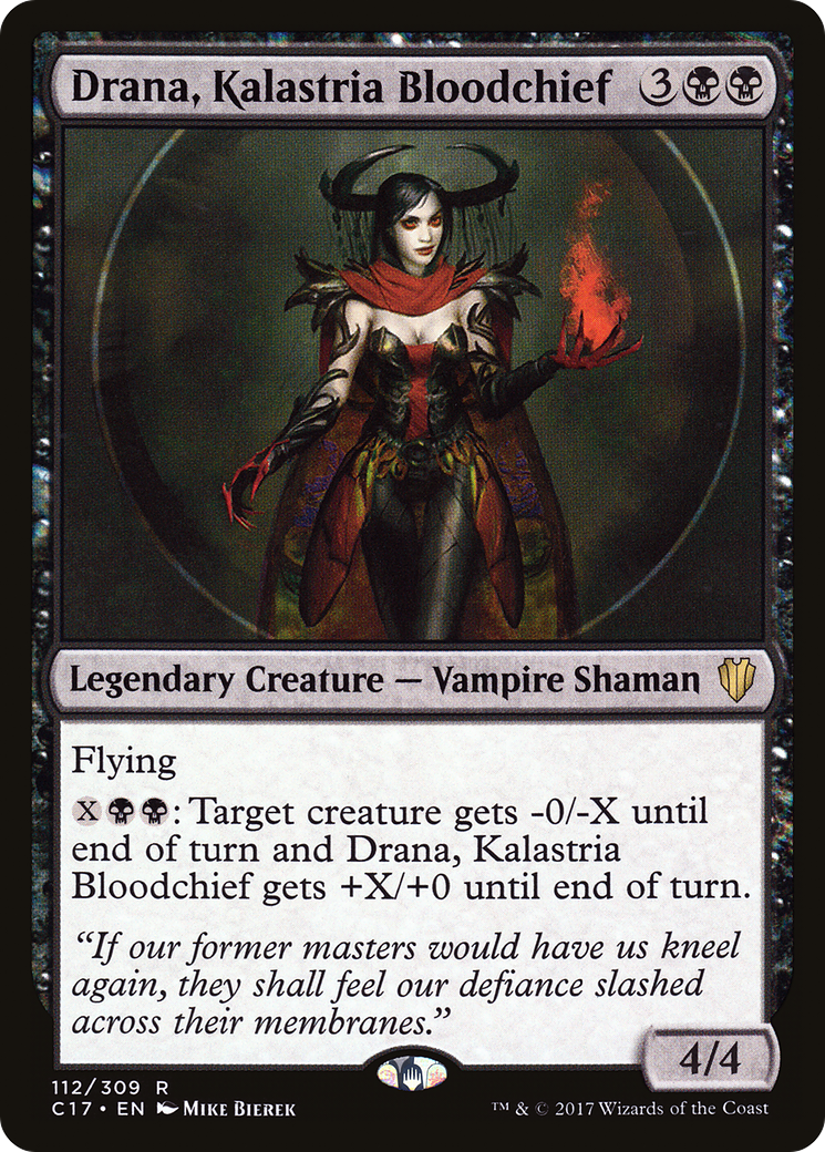 Drana, Kalastria Bloodchief (C17-112) [Commander 2017]
