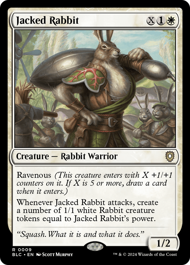 Jacked Rabbit (BLC-009) [Bloomburrow Commander]