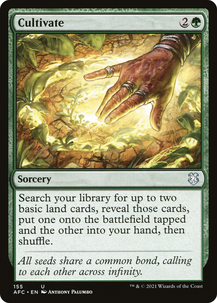 Cultivate (AFC-155) [Forgotten Realms Commander]