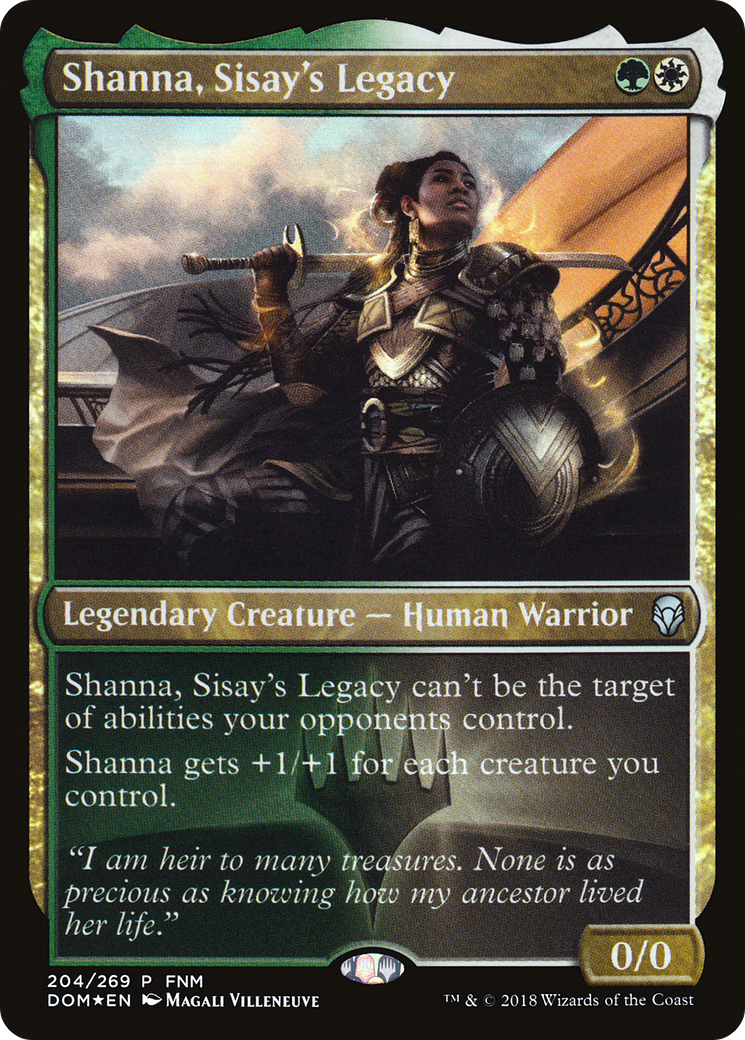 Shanna, Sisay's Legacy (FNM-204) [Dominaria Promos] Foil