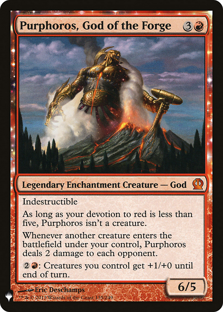 Purphoros, God of the Forge (LIST-THS-135) [The List]