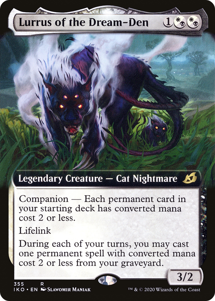 Lurrus of the Dream-Den (IKO-355) [Ikoria: Lair of Behemoths]: (companion, Extended Art)