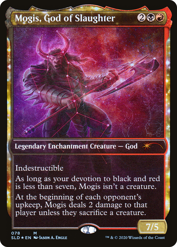 MOgIs, gOD of sLaUGHter (9994) (Rainbow Foil) (SLD-078) (Showcase) [Secret Lair Drop] Foil