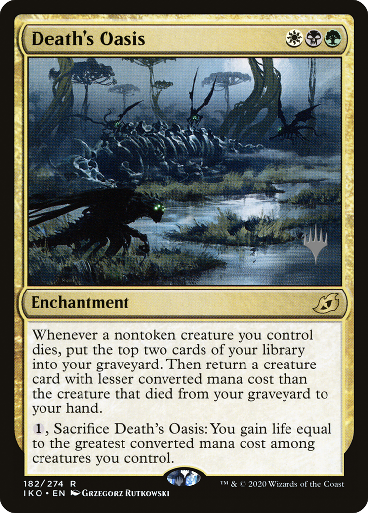 Death's Oasis (PPIKO-182P) [Promo Pack: Ikoria: Lair of Behemoths Promos]