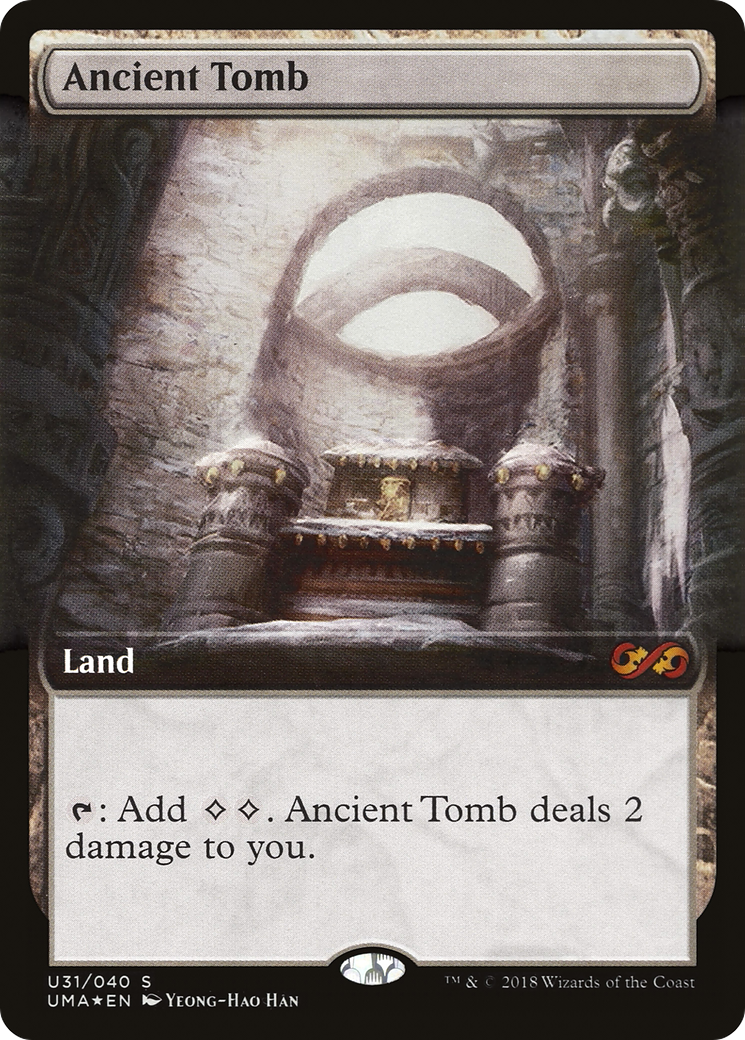 Ancient Tomb (UMA:BT-U31) [Ultimate Box Topper]: (Extended Art) Foil