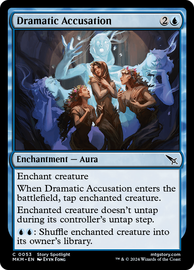 Dramatic Accusation (MKM-053) [Murders at Karlov Manor] Foil