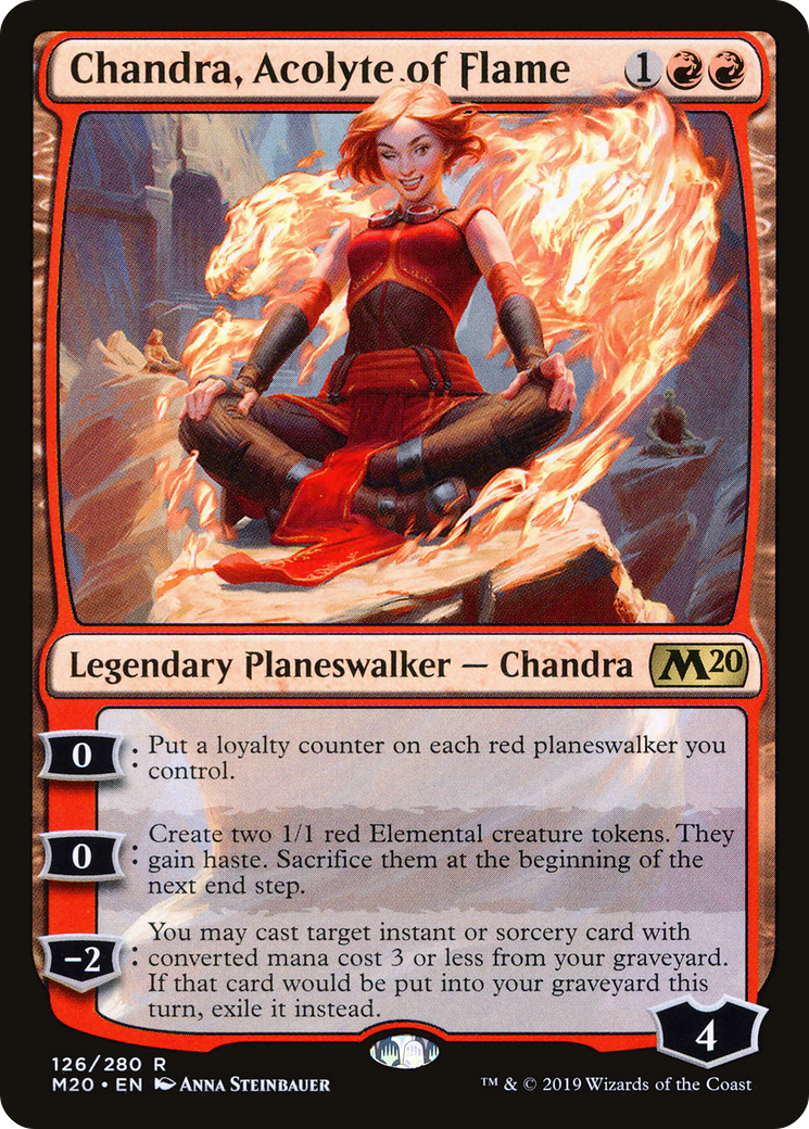 Chandra, Acolyte of Flame (M20-126) [Core Set 2020]