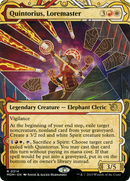 Quintorius, Loremaster (MOM-314) [March of the Machine]: (Showcase) (Borderless)