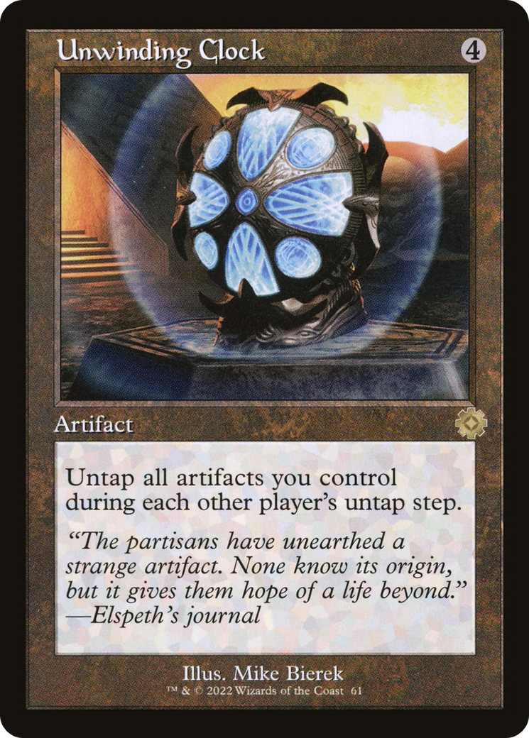 Unwinding Clock (BRR-061) [The Brothers' War Retro Artifacts]