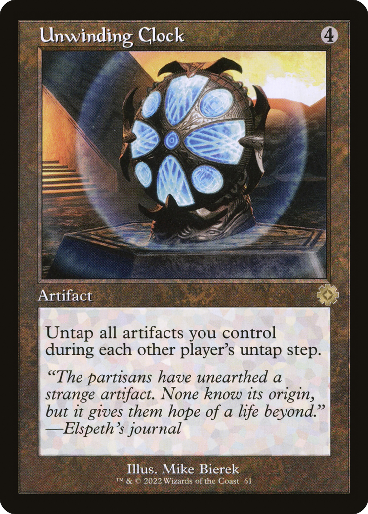 Unwinding Clock (BRR-061) [The Brothers' War Retro Artifacts] Foil