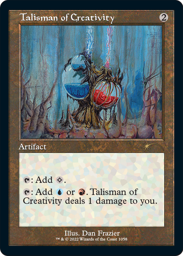 Talisman of Creativity (Retro Frame) (SLD-1058) [Secret Lair Drop]