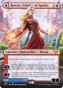 Rowan, Scholar of Sparks // Will, Scholar of Frost (STX-278) [Strixhaven: School of Mages] (Borderless) Foil