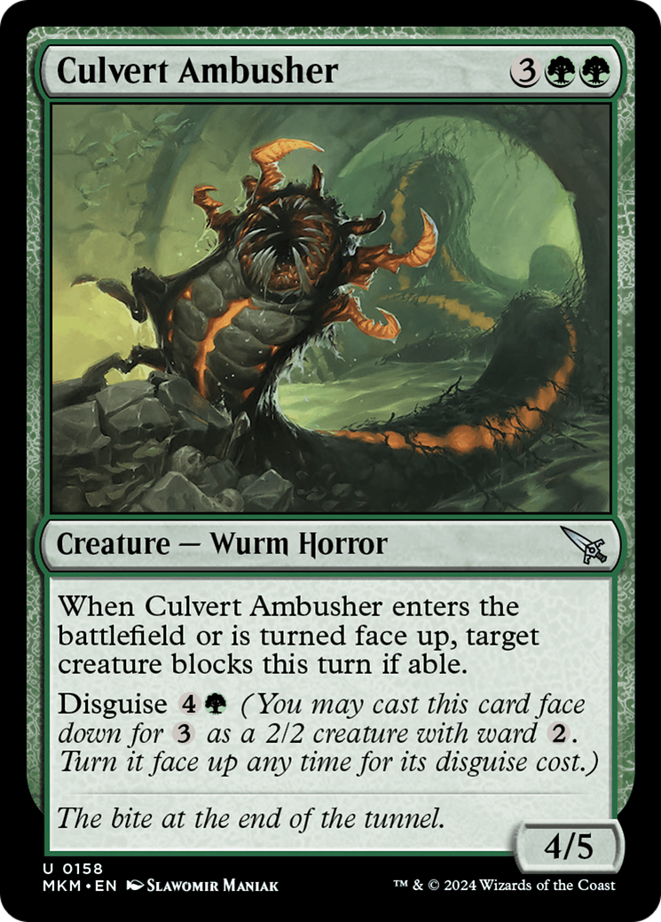 Culvert Ambusher (MKM-158) [Murders at Karlov Manor] Foil