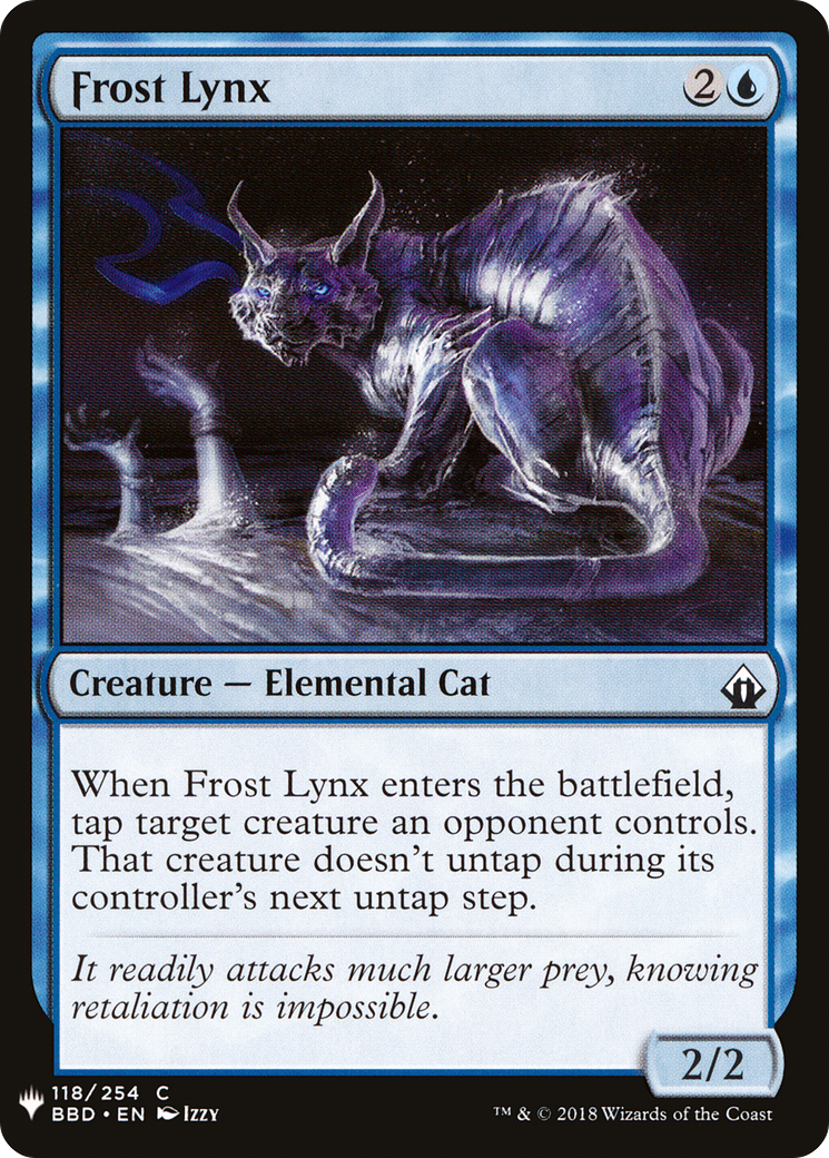 Frost Lynx (LIST-BBD-118) [The List]