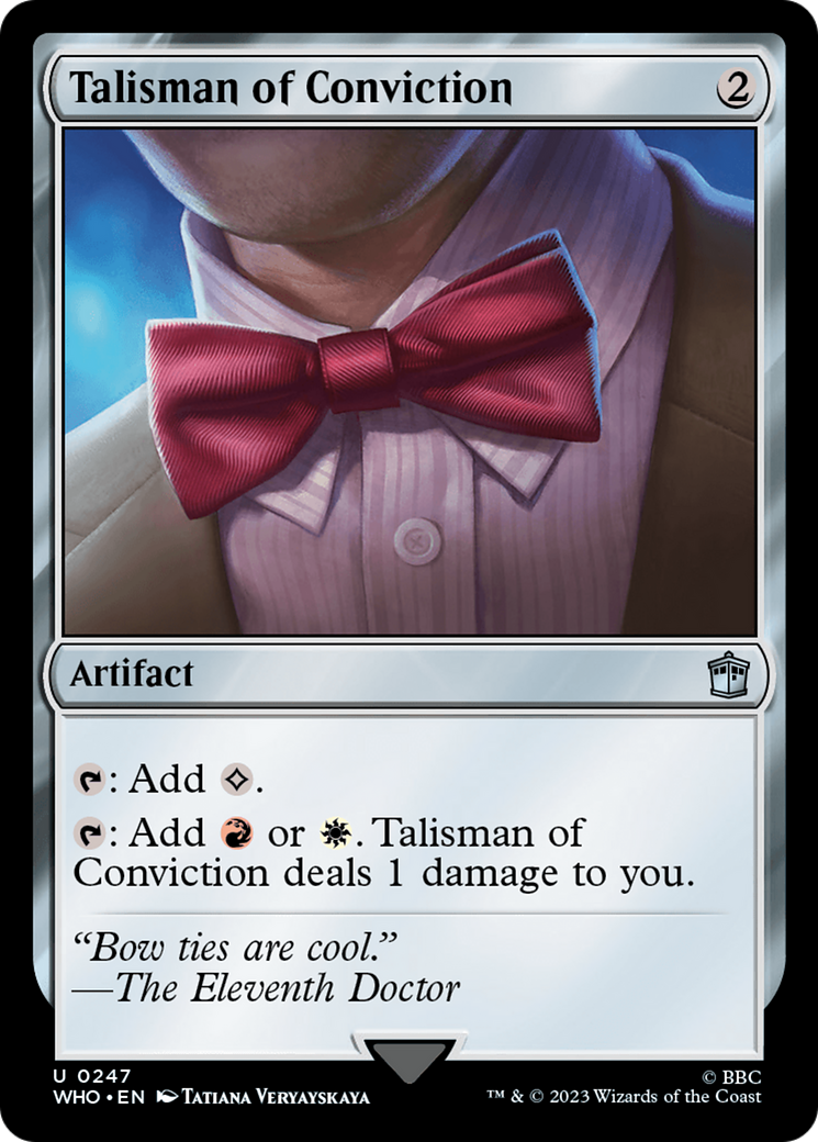 Talisman of Conviction (WHO-247) [Doctor Who] Foil