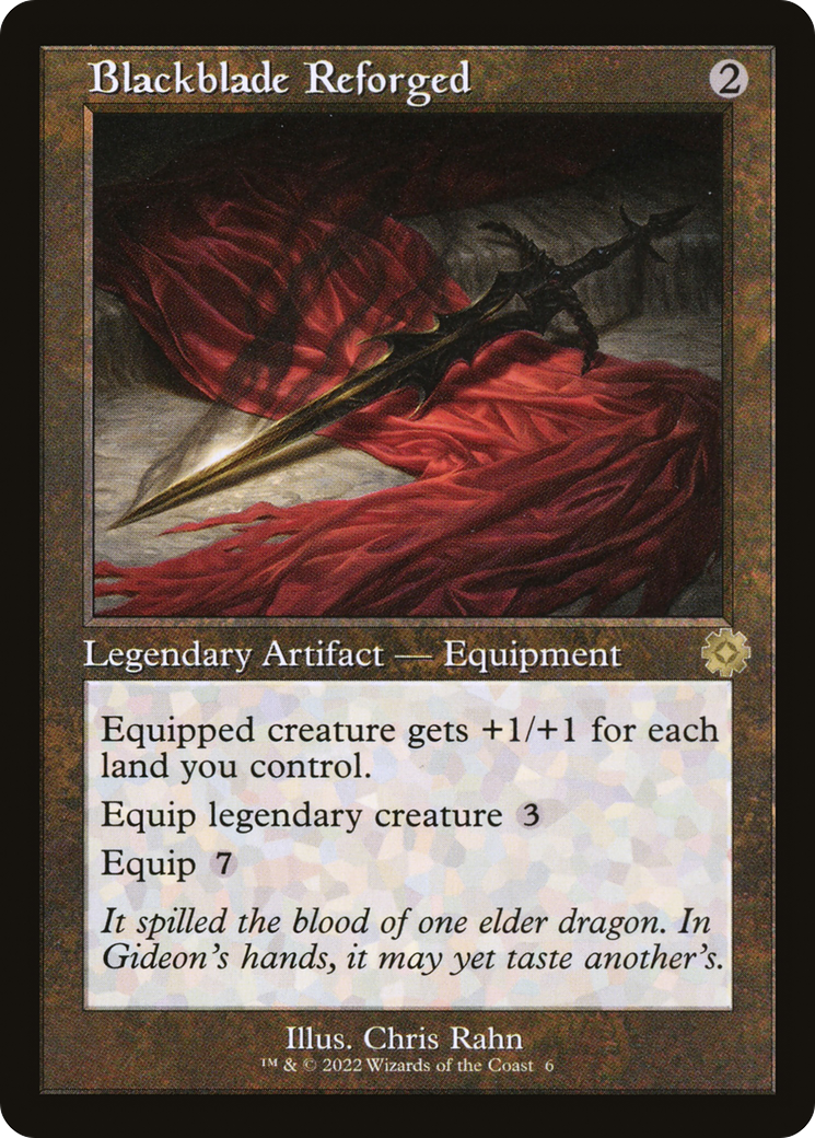 Blackblade Reforged (BRR-006) [The Brothers' War Retro Artifacts]