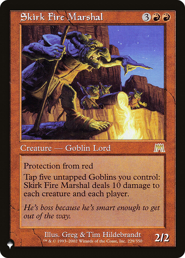 Skirk Fire Marshal (LIST-ONS-229) [The List]
