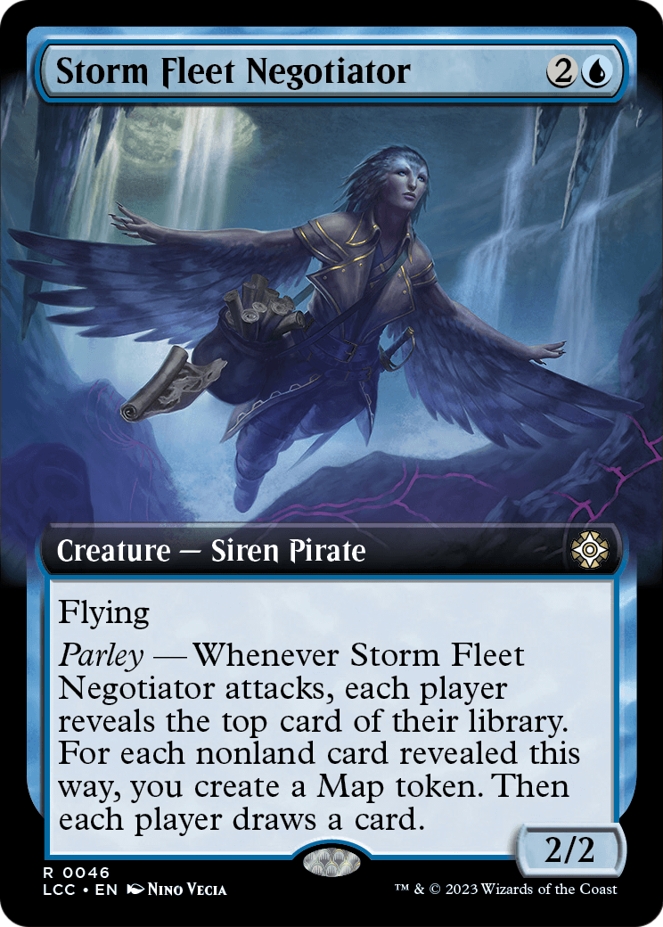 Storm Fleet Negotiator (Extended Art) (LCC-046) [The Lost Caverns of Ixalan Commander]