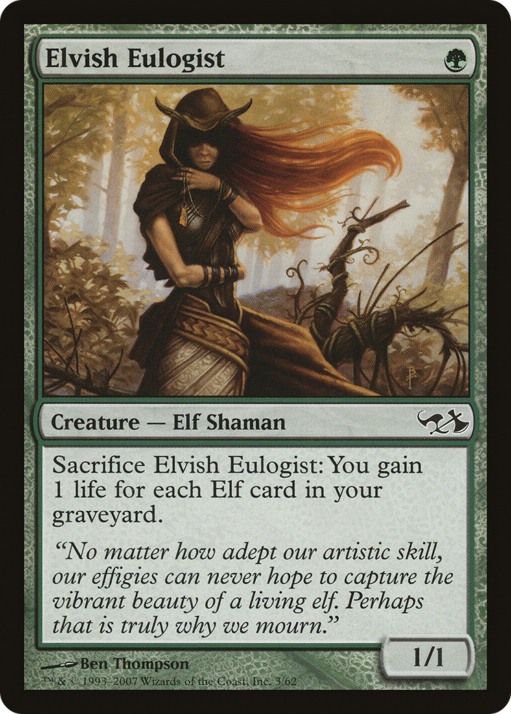 Elvish Eulogist (EVG-003) [Duel Decks: Elves vs. Goblins]