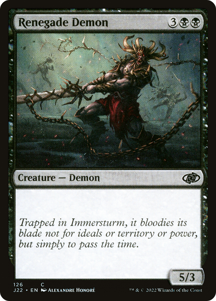 Renegade Demon (J22-126) [Jumpstart 2022]