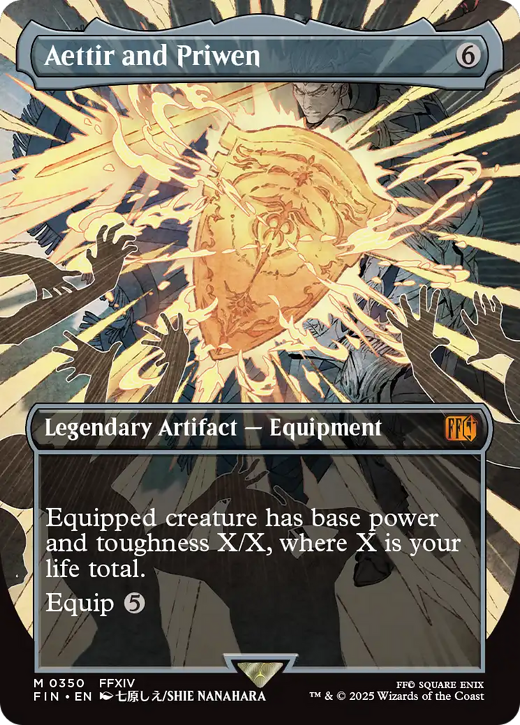 Aettir and Priwen (Borderless) (FIN-350) [FINAL FANTASY] (Borderless) Foil