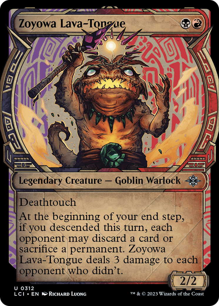 Zoyowa Lava-Tongue (LCI-312) [The Lost Caverns of Ixalan]: (Showcase)