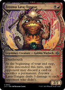 Zoyowa Lava-Tongue (LCI-312) [The Lost Caverns of Ixalan]: (Showcase) Foil