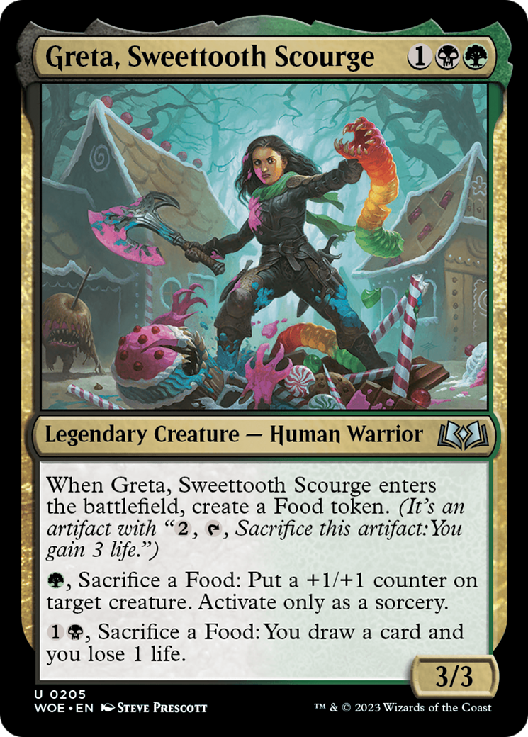 Greta, Sweettooth Scourge (WOE-205) [Wilds of Eldraine] Foil