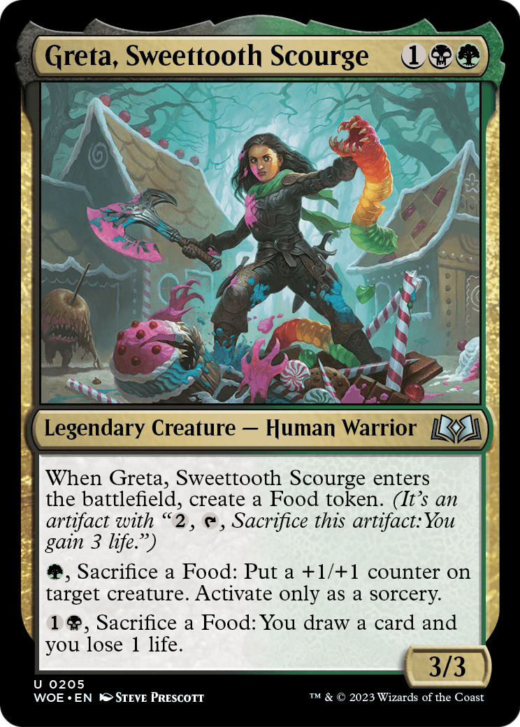 Greta, Sweettooth Scourge (WOE-205) [Wilds of Eldraine] Foil