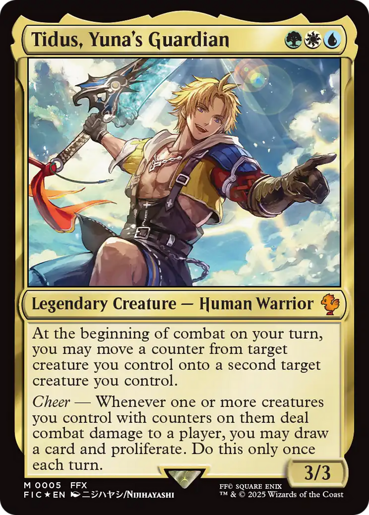 Tidus, Yuna's Guardian (FIC-005) [Commander: FINAL FANTASY] Foil