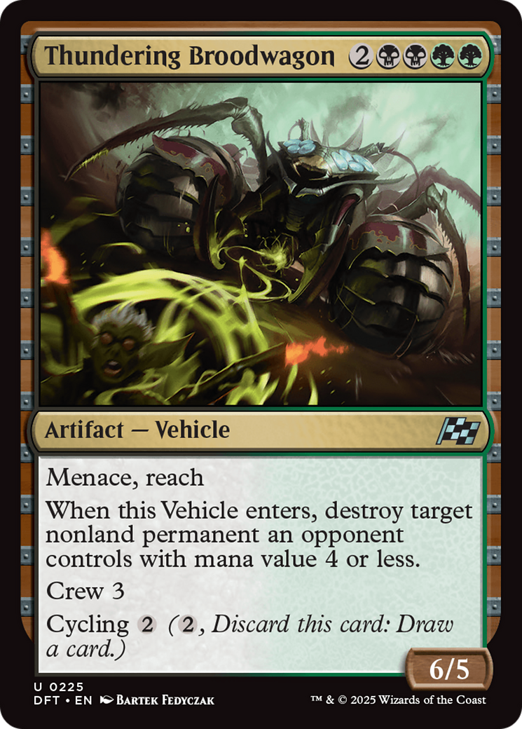 Thundering Broodwagon (DFT-225) [Aetherdrift] Foil