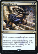 Vanishing Verse (PRE-244S) [Strixhaven: School of Mages Promos] Foil